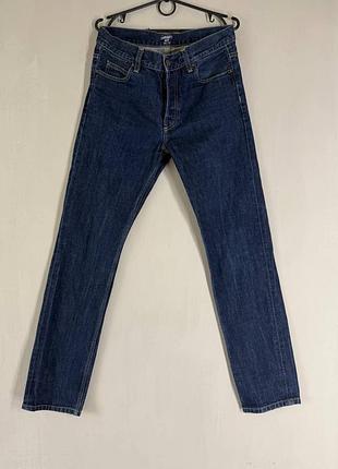 Стильные мужские темно-синие джинсы carhartt wip bexar pant (размер 30 x 32)