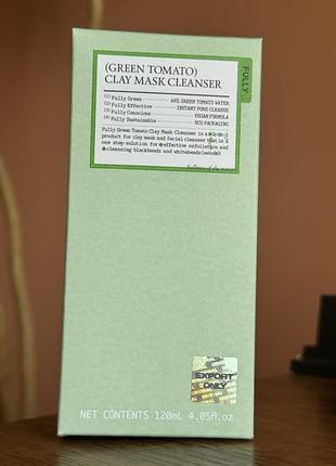 Fully green tomato clay mask cleanser – глиняна маска-пінка для вмивання 120 мл