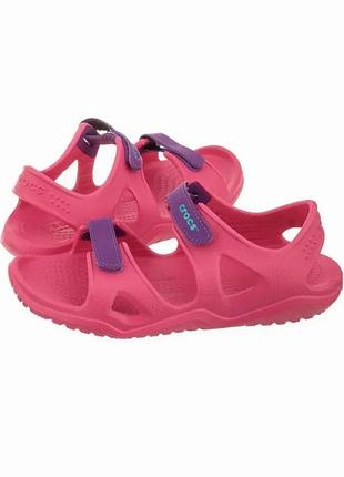 Сандалі crocs для дівчинки, босоніжки crocs