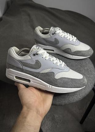 Кросівки nike air max 1 'gray wolf' 44.5 28.5 кроссовки найк аир макс