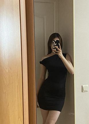 Жіноча сукня коротка чорна h&m xs-s