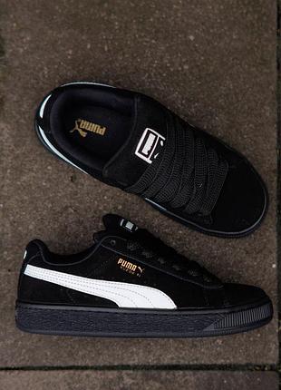 Жіночі кросівки puma suede xl black white