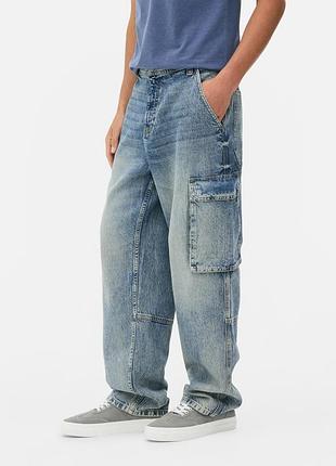 Нові джинси карго primark denim co, розмір 34/32
