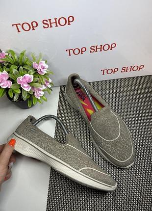 Оригинальные кроссовки слипоны балетки skechers