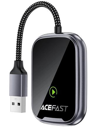 Адаптер acefast qc1 car wireless carplay gray