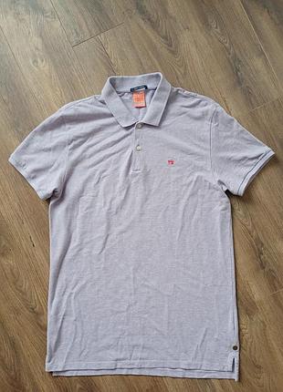 Брендовая футболка поло scotch&amp;soda.