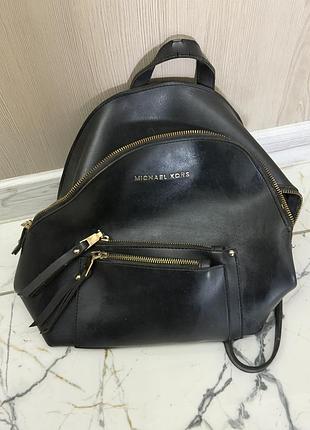 Шкіряний рюкзак michael kors оригінал