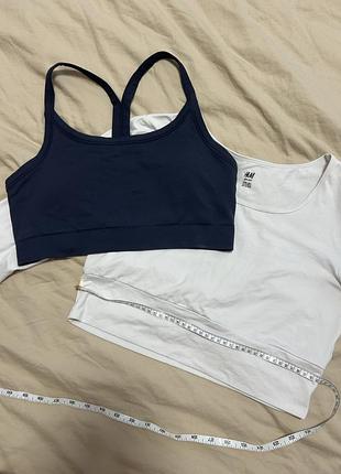 Спортивний топ і кроп топ в подарунок від h&m