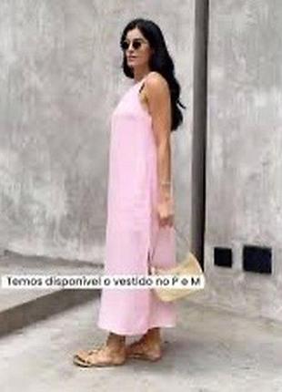 Мінімалістична рожева бавовняна сукня  zara
💫💫💫💫💫💫💫💫💫💫💫💫💫