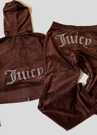 Велюровый костюм juicy couture velour luxury y2k style