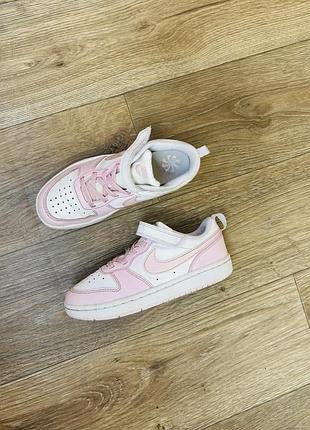 Кросівки для дівчинки, кеди nike court borough low recraft р.33, устілка 22см., стопа 20,5см.