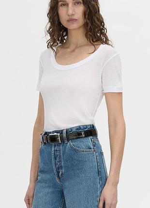 Белая тоненькая полупрозрачная хлопковая футболка zara
☝️☝️☝️☝️☝️☝️☝️