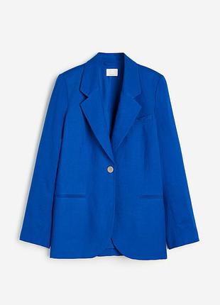 Пиджак льняной h&amp;m