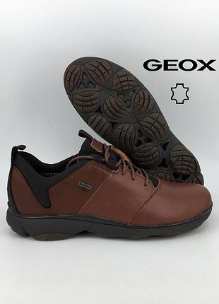 Мужские кожаные кроссовки geox nebula 4 x 4 b abx trainers 42 оригинал