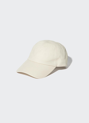 Кепка бейсболка из льняной смеси регулируемая uniqlo