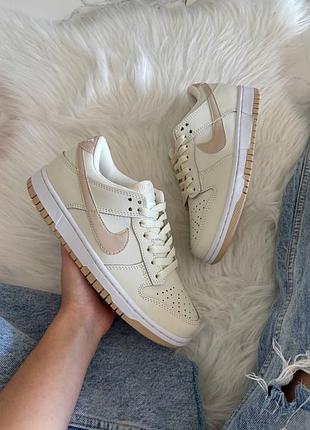 Кроссовки nike dunk low phantom sanddrift арт 0437