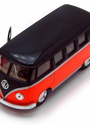 Модель автобус kt5376w volkswagen t2 bus червоний