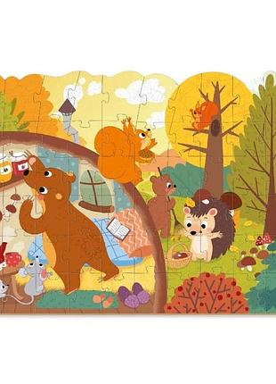 Пазл прибирання в лісі dodo 300413 (60 ел.)