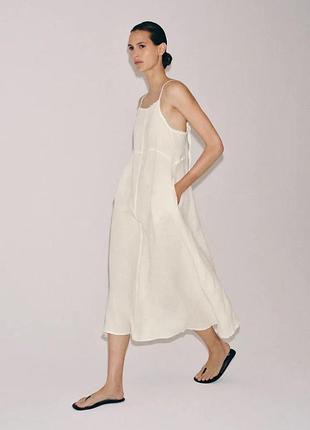 Сукня, сарафан, туніка  з 100% льон zara