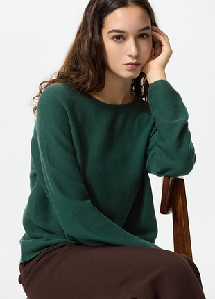 3d в'язаний бавовняний светр uniqlo