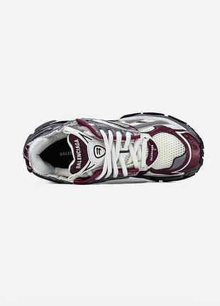 Balenciaga runner burgundy grey