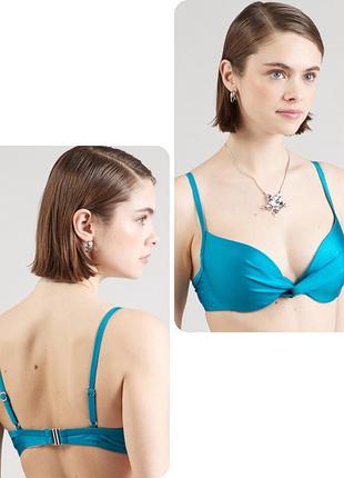 Купальний верх, бірюзовий, 70g (32g), 75e (34dd/e), hunkemoller