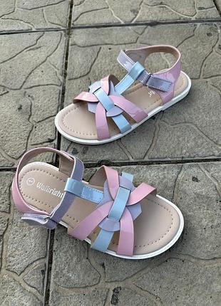 Босоножки сандали босоніжки сандалі на девочку walkright 31-32p