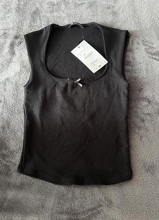 Чорний топ zara