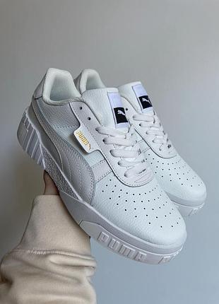 Puma cali white белые кроссовки пума