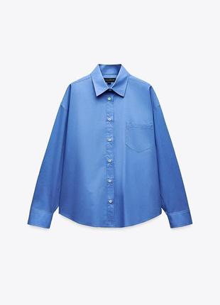 H&m! шикарна рубашка сорочка під шовк обʼємні кармани атласна подовжена під сатин