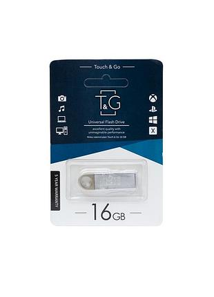 Usb флеш-накопитель t&g 16gb metal 026 стальной