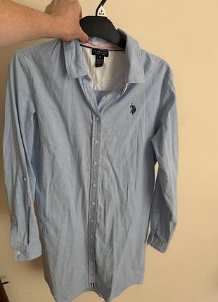 Плаття-сорочка u.s. polo assn., оригінал, розмір m