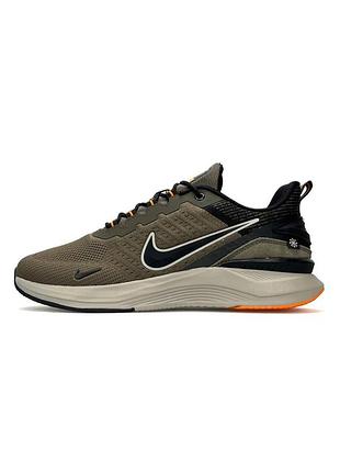 Мужские кроссовки nike air zoom winflo olive black