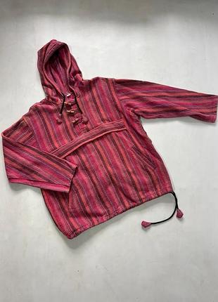 Пончо в стилі drug rug