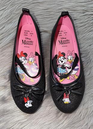 Круті стильні легкі балетки туфлі disney р.32 peimark