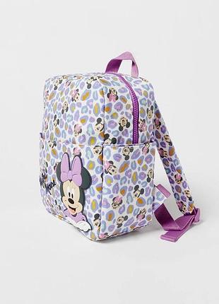 Рюкзак детский zara minnie mouse новое отличное качество! 25 см заввишки х 23 см завширшки х 10 см глибина