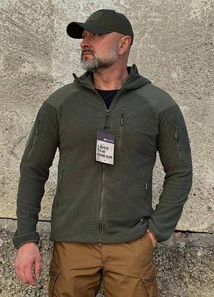 Кофта флисовая *соты**han-wild* grid fleece масло