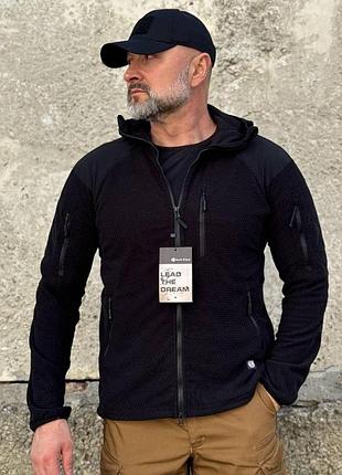 Кофта флисовая *соты**han-wild* grid fleece черная