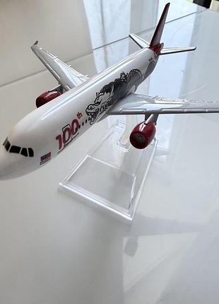 Модель літака металева airbus  а380