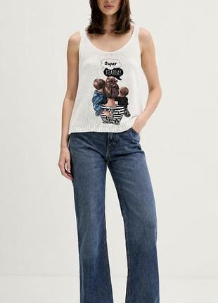 Топ білий super mama. mom of boy's. made in ltaly
