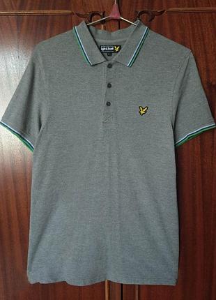 Мужская футболка поло lyle &amp; scott, размер м-л