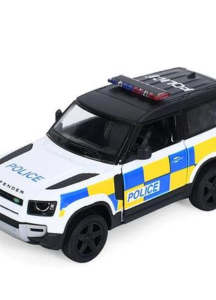 Машинка інерційна джип land rover defender 90 kt5428wp відчиняються двері, 1:36