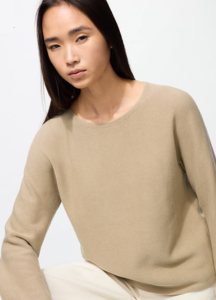 3d в'язаний бавовняний светр uniqlo