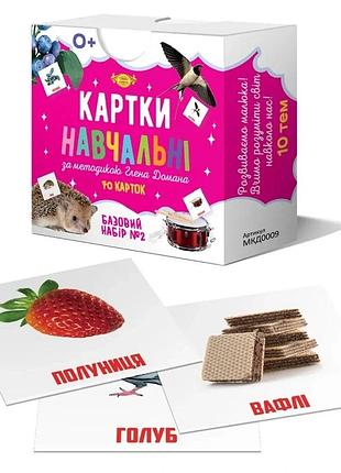 Картки навчальні глена домана №2 майстер mkd0009 рус