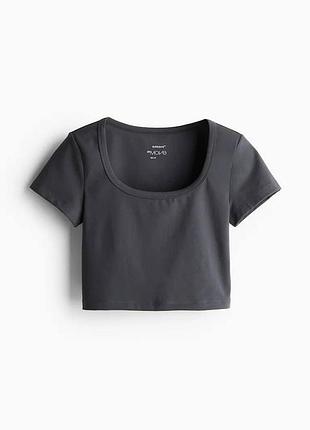 Спортивний графітовий топ від h&m move