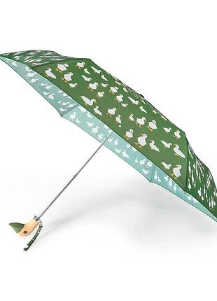 Парасолька жіноча fulton l926-042434 curio-2 uv green duck (зелена качка)