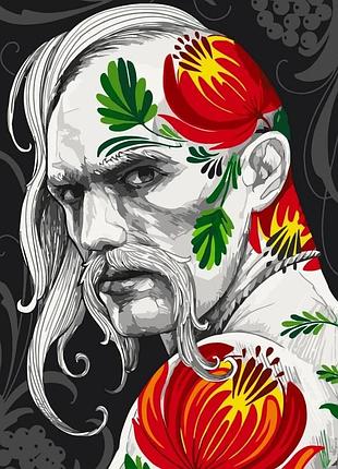 Картина за номерами "козак. арт" ©vyshnov__tattooart 10054-ac 40х50 см