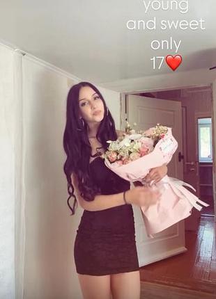 Сукня кружево чорне бандо