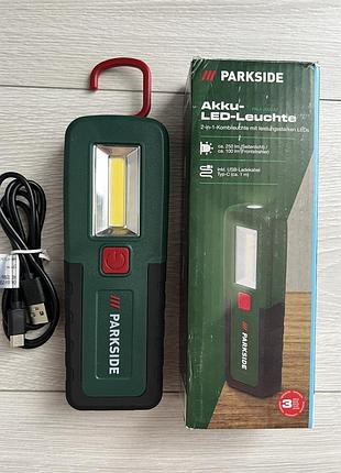 Акумуляторний led-ліхтар parkside pala 2000 a2
