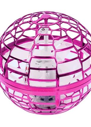 Літаючий світловий м'яч flynova 988g(pink) розмір 9,5 см